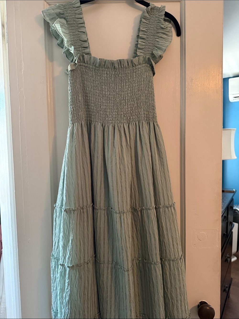 Hill House The Nap Dress in Sage - Picture 3 of 3